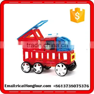 Magnetic Toy Car Building Block Set thumbnail-1