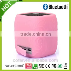2015 Square Shaped High Definition Sound Built-in Rechargeable Battery Waterproof Wireless Bluetooth Speaker thumbnail-6
