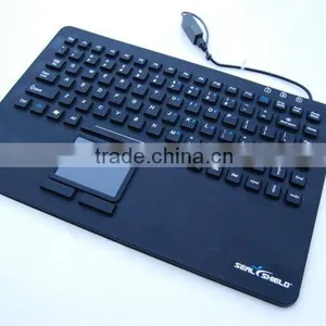 FEG-1202 Touchpad 88keys Led Backlight Mini Wireless Keyboard and Mouse thumbnail-1