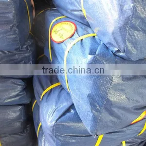 Quality Products Waterproof Tarpaulin Car Cover Blue/Silver PP Plastic Laminating Tarps thumbnail-1