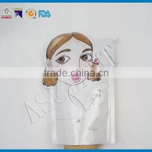 Newest Special Shapped Aluminium Plastic Cosmetic Bag With Cute Printing thumbnail-1