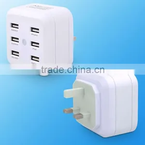 Most Popular 7A 6ports USB Wall Charger for Phone thumbnail-4