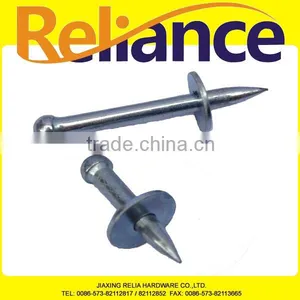 High Quality X-CC Drive Pins 8MM Head Low Velocity AND Galvanized Drive Pins With Matel Washer For Mexico Market thumbnail-1