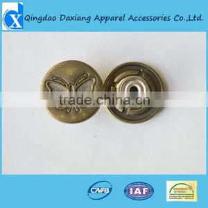 Custom Metal Jacket Screw Jean Buttons thumbnail-1
