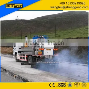 8000 Liter Emulsion Asphalt, Computerized Emulsion Asphalt Distributor thumbnail-6