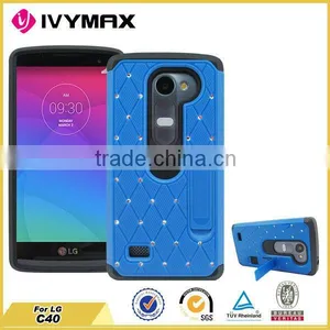 Hot Selling Models Diamond Stand Cover Case for lg C40 Leon thumbnail-5