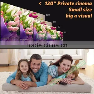 OEM Portable GP802A 100 Lumens Double HDMI HD Mini LED Projector thumbnail-6
