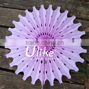 Popular Tissue Paper Fans Ceiling Decoration Inflatable Helicopter Party Decoration thumbnail-4