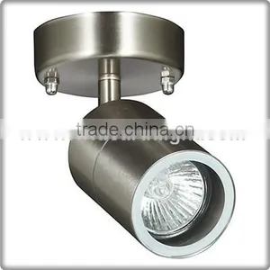 UL CUL Listed Small Brushed Nickel Hotel Metal Wall Light With GU10 Halogen Bulb W30088 thumbnail-1