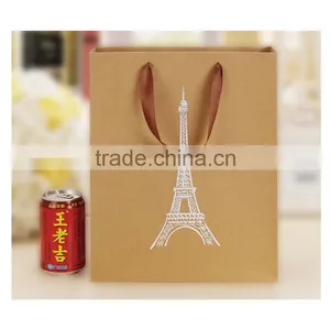2015 High Quality Custom Cheap Craft Paper Bag Custom Brown Paper Bag thumbnail-2