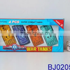 Cheap Small Plastic Toy Free Wheel Glider Pop up Army Tank Toy thumbnail-2
