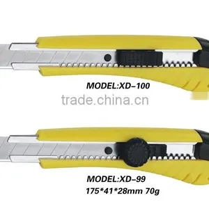 18mm Snap Off Blade Plastic Handle Knife Auto Lock Slider Stationery Cutter thumbnail-3