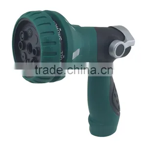3 Ways Solid Metal Hose Nozzle Thumb Control Garden Spray Gun thumbnail-6