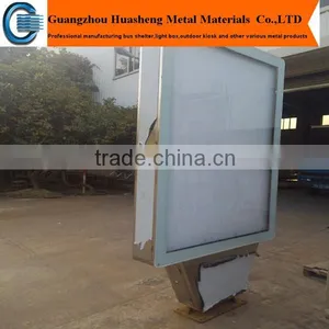 Prefab Led Advertising Light Box With Post,stainless Steel Led Advertising Light Box thumbnail-2