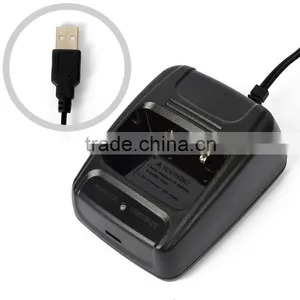 DC5V-500mA Desktop Li-ion USB Battery Charger For BaoFeng BF- 888S Walkie Talkie thumbnail-5