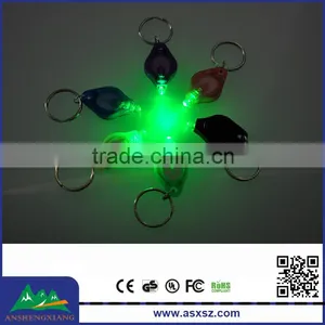 Promotion LED Green Light Key Chain Cheap Wholesale Keychain Light thumbnail-1