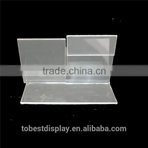 2pcs Clear Acrylic Cell Phone Smartphone Display, Price Menu Holder Show Stand thumbnail-4