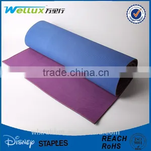 Custom Mesh Fabric Surface Natural Rubber Yoga Mat Quality Choice thumbnail-1