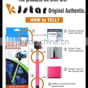 2014 Telescopic Monopod Bluetooth Z07-5 With Smart Phone Holder From KJSTAR! thumbnail-1
