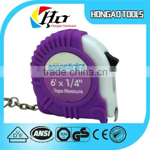 6' x 1/4'' Rubber Cover Small Gift Tailor Tape Measure thumbnail-1