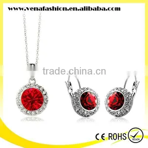 Crystal Cheap Necklace and Earring Sets, Fancy Necklace Sets thumbnail-3