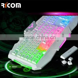 7colors LED Backlight Computer Keyboard USB Wired Professional Laptop Gaming Keyboard--LK612--Shenzhen Ricom thumbnail-4