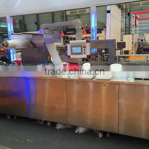 Automatic Stretch Film Thermoforming Meats/Vegetable/Seafood Vacuum Packaging Machine thumbnail-1