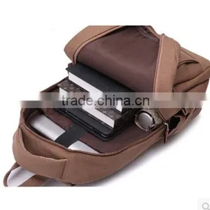 2016 Multi Purpose Canvas College Backpack thumbnail-3