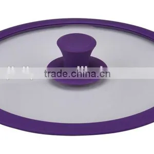 Glass Lid With Silicon Ring for Kitchenware thumbnail-4