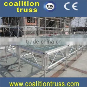 Swimming Pool Toughened Glass Stage thumbnail-1