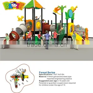 New Design Construction Toys Play Area For Kids Outdoor Slides thumbnail-1