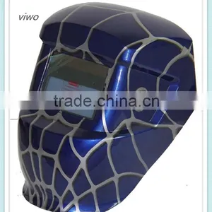 Blue Simple Spideman Batman Picture Welding Helmet Led Welding Helmet thumbnail-1