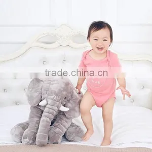 Hot Style Children's Elephant Doll/ Elephant Back Cushion Pillow WeiDang Super Soft Plush Toys Elephant Baby Pillows Waist thumbnail-2