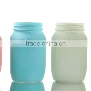 Cute RibbedTransparent Colored Glass Vase thumbnail-3