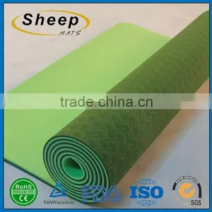 Wholesale Colorful Eco-friendly Fitness Private Label Yoga Mat thumbnail-1