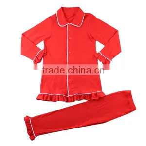 2016 Winter Children Clothes Holiday Red Kids Pajamas Baby Wear Brother Siester Matching Christmas Family Pajamas thumbnail-2