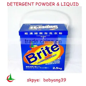 3kg Metal Handle Plastic Bucket Detergent Washing Powder thumbnail-1