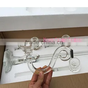 Tall Wedding Centerpiece Crystal Candelabra Hot Sell Table Flower Candelabra thumbnail-4