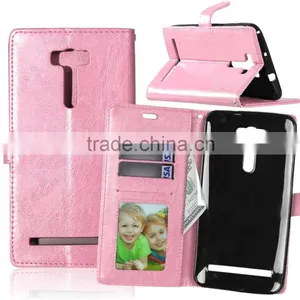 Bag Women 2016 Wallet Leather Case For Asus Zenfone 2 Laser 6.0 ZE601KL Flip Cove thumbnail-1