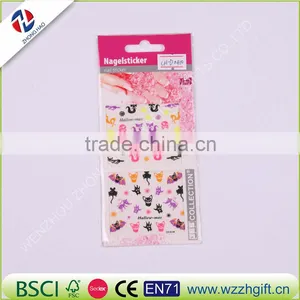 Halloween Nail Art Water Transfer Sticker Decals Pumpkin Spider Fancy Stickers Wrap Tips Decoration thumbnail-1