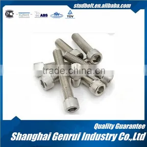 Stainless Steel304 Cylinder Screw DIN7984 Hex Socket Thin Head Cap Screw With Full Thread thumbnail-5