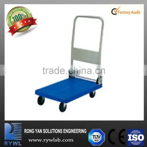 Steel Silent Foldable Handcart With Rubber Caster thumbnail-1