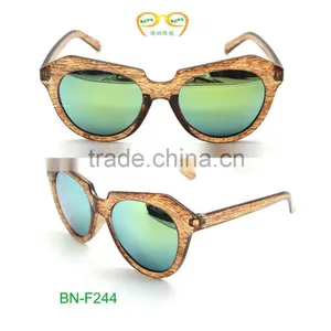 2015 High Quality Wooden Frame Mirroor Lens Sunglasses thumbnail-1