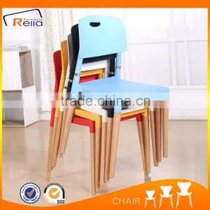 Dining Room Plastic Armless Chair Set thumbnail-1