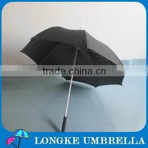 High Quality Aluminum Shaft Fiberglass Ribs 30" Auto Open Golf Umbrella thumbnail-1