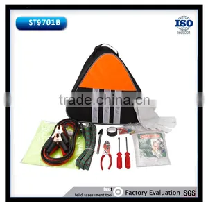 Auto Emergancy Tool Set With Vest Raincoat thumbnail-1