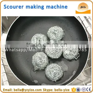 Wire Mesh Machine,kitchen Spiral Scourer Making Machine,cleaning Scourer Ball Making Machine thumbnail-4