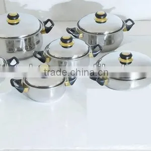 12pcs Stainless Steel Cookware Set thumbnail-1