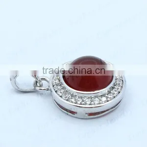 Latest New Arrival Sterling Silver Jewelry Natural Stone Pendants Design thumbnail-2