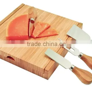 Carve Bamboo Cheese Board and Tool Set by Fujian Xingyuan thumbnail-1